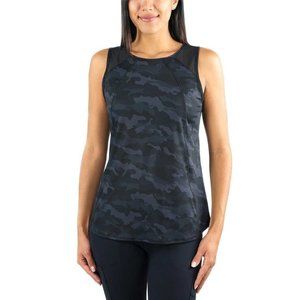 NWT Spyder Active Womens Lightweight Tank Top Black Camouflage Size M $40 ZZ042